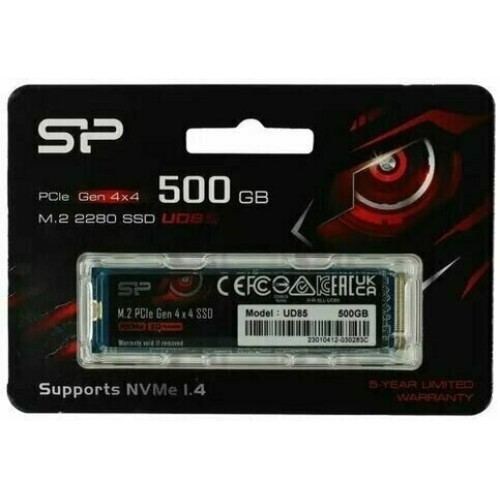 Твердотельный диск 500GB Silicon Power UD85, M.2 2280, PCI-E 4x4 [R/W - 3600/2400 MB/s]